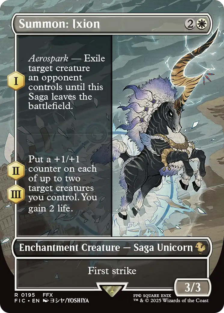 Summon: Ixion (Borderless) [FINAL FANTASY Commander] | Shuffle n Cut Hobbies & Games