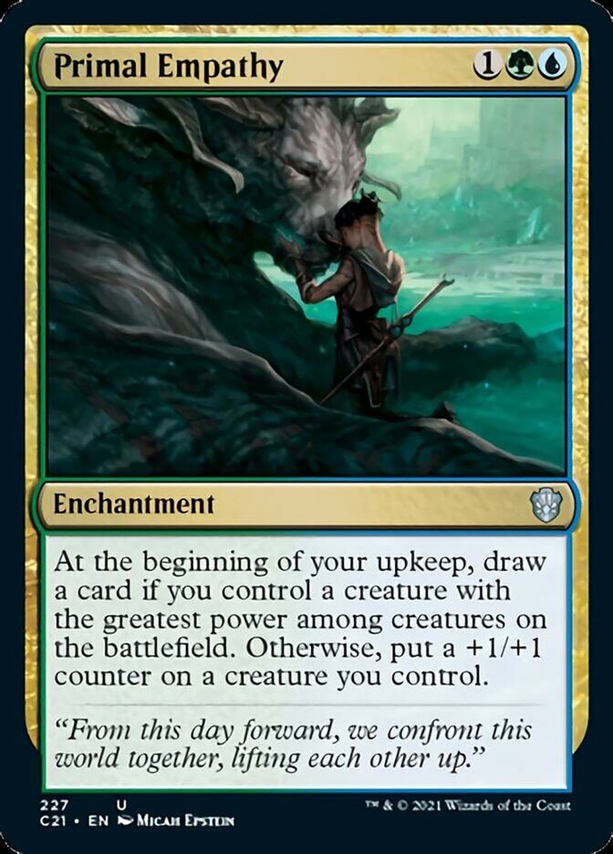 Primal Empathy [Commander 2021] | Shuffle n Cut Hobbies & Games