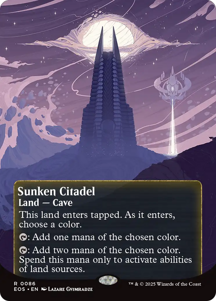 Sunken Citadel (0086) (Borderless) [Edge of Eternities: Stellar Sights] | Shuffle n Cut Hobbies & Games