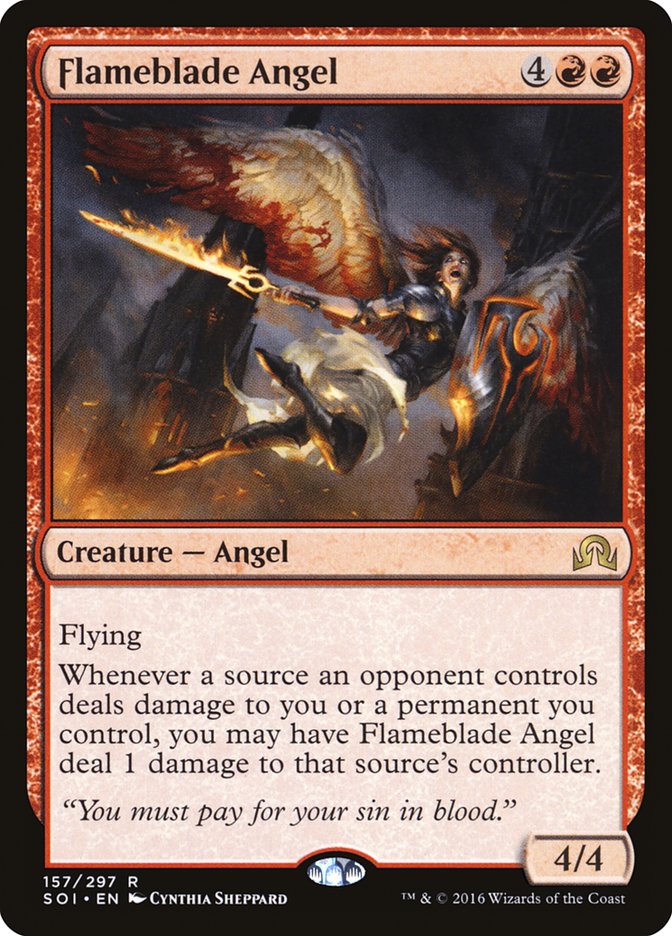 Flameblade Angel [Shadows over Innistrad] | Shuffle n Cut Hobbies & Games