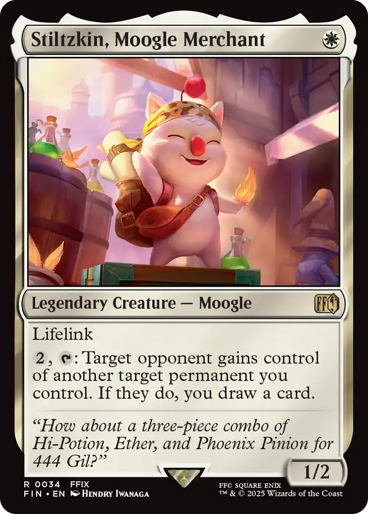 Stiltzkin, Moogle Merchant [FINAL FANTASY] | Shuffle n Cut Hobbies & Games
