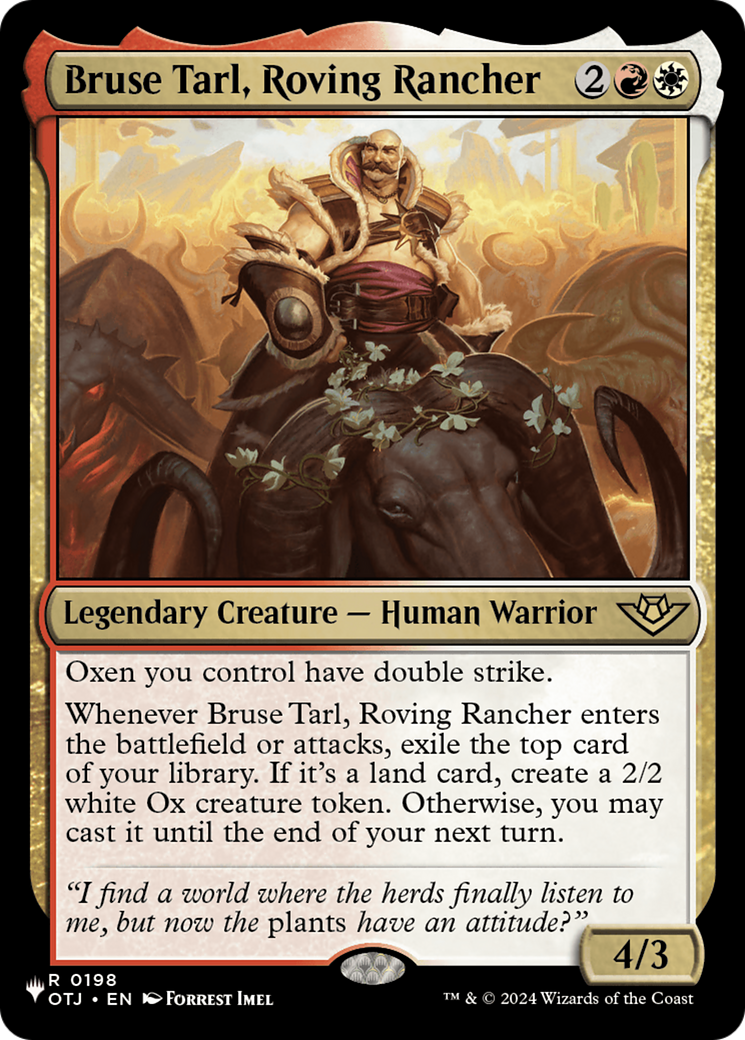 Bruse Tarl, Roving Rancher (OTJ) [The List] | Shuffle n Cut Hobbies & Games