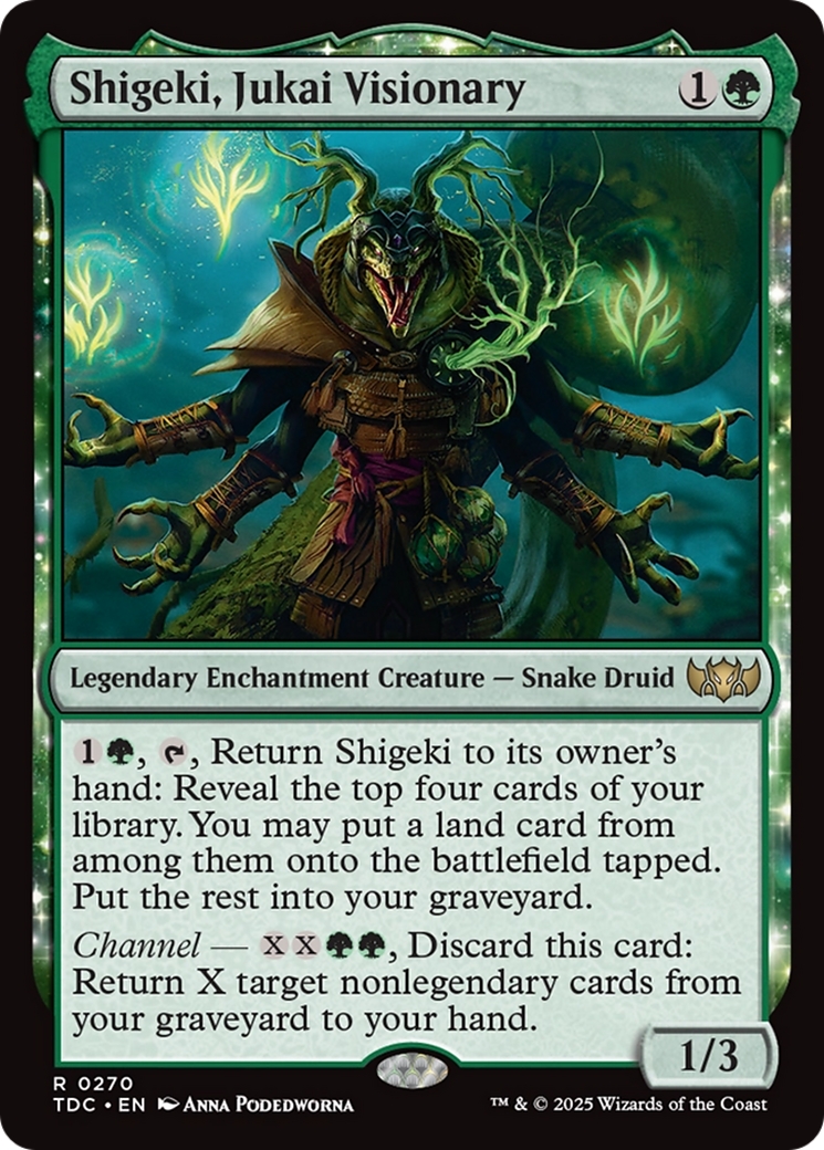 Shigeki, Jukai Visionary [Tarkir: Dragonstorm Commander] | Shuffle n Cut Hobbies & Games