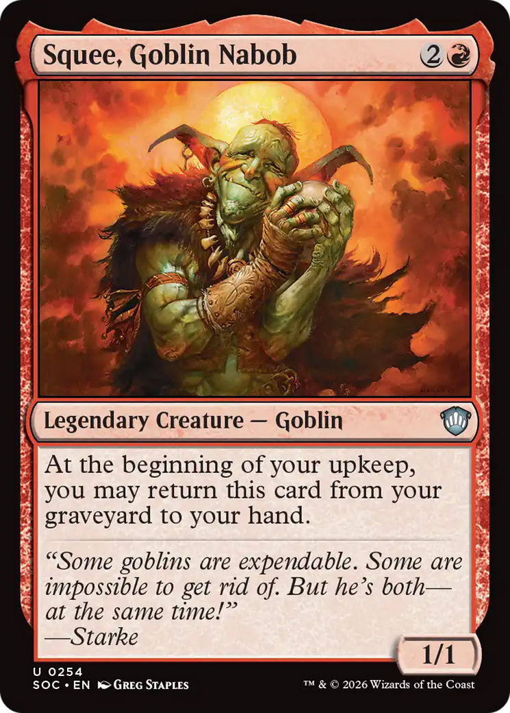 Squee, Goblin Nabob [Secrets of Strixhaven Commander] | Shuffle n Cut Hobbies & Games