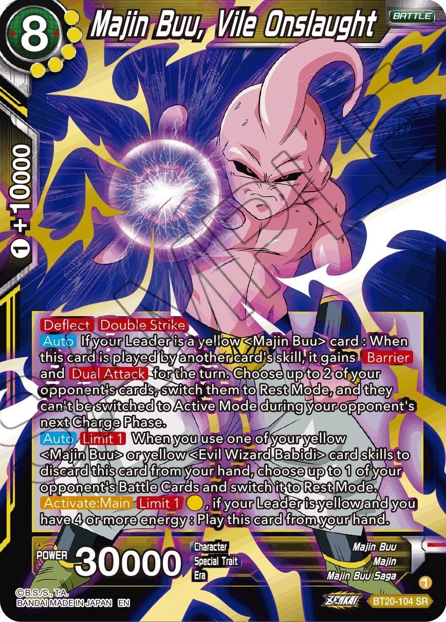 Majin Buu, Vile Onslaught (BT20-104) [Power Absorbed] | Shuffle n Cut Hobbies & Games