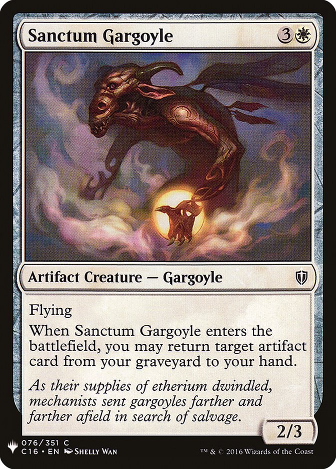 Sanctum Gargoyle [Mystery Booster] | Shuffle n Cut Hobbies & Games