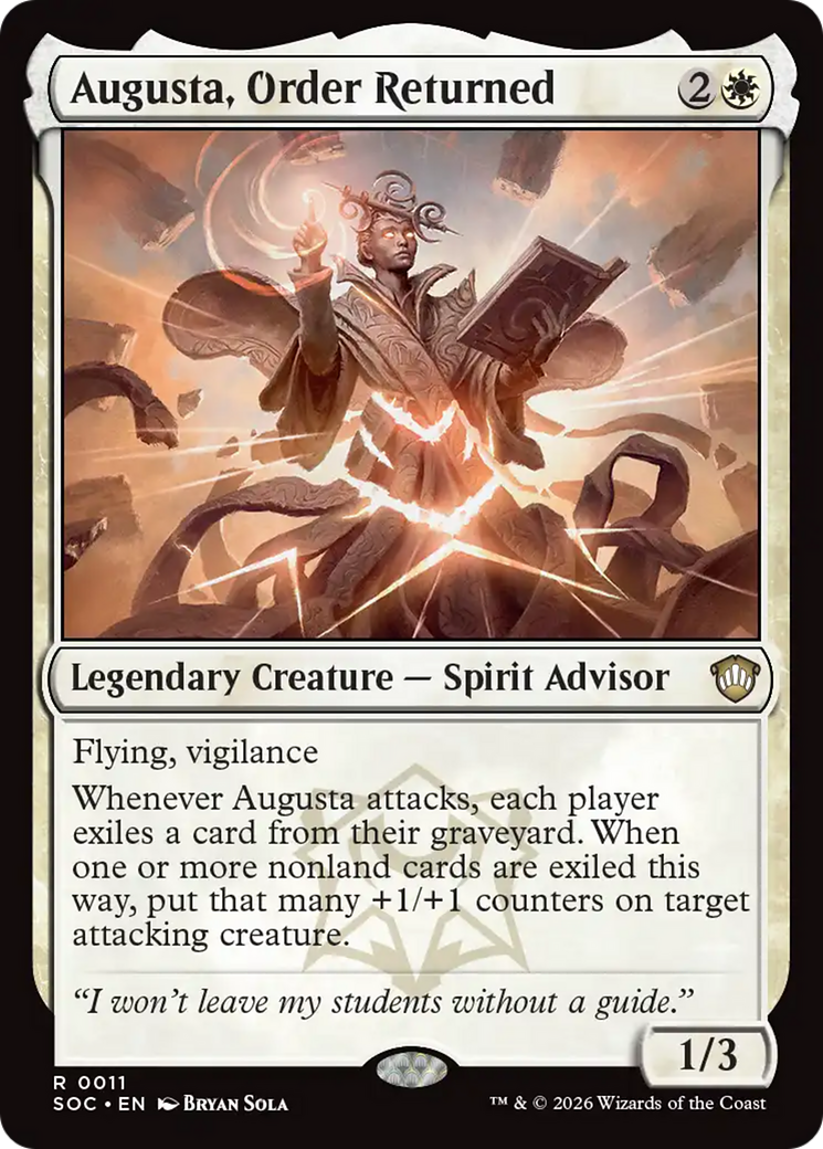 Augusta, Order Returned [Secrets of Strixhaven Commander] | Shuffle n Cut Hobbies & Games
