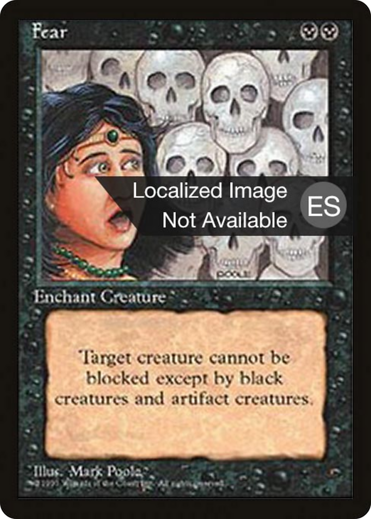 Fear [Fourth Edition Foreign Black Border] | Shuffle n Cut Hobbies & Games