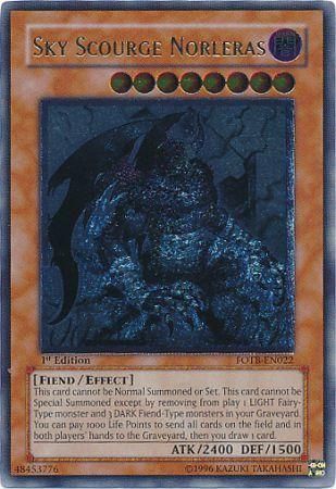 Sky Scourge Norleras [FOTB-EN022] Ultimate Rare | Shuffle n Cut Hobbies & Games