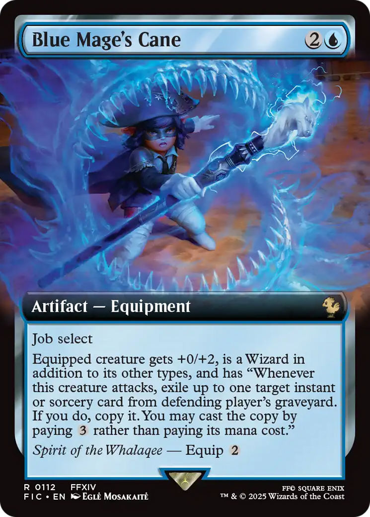 Blue Mage's Cane (Extended Art) [FINAL FANTASY Commander] | Shuffle n Cut Hobbies & Games