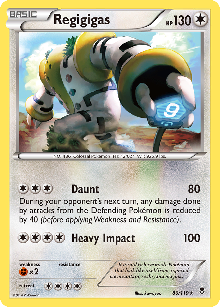 Regigigas (86/119) [XY: Phantom Forces] | Shuffle n Cut Hobbies & Games