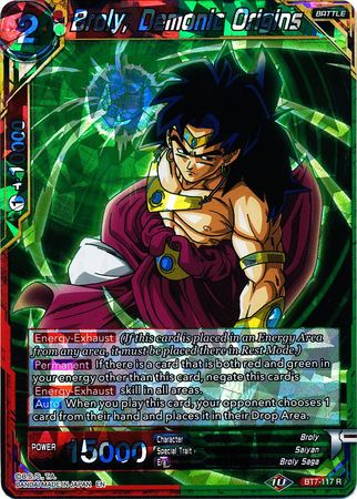 Broly, Demonic Origins (BT7-117) [Assault of the Saiyans] | Shuffle n Cut Hobbies & Games