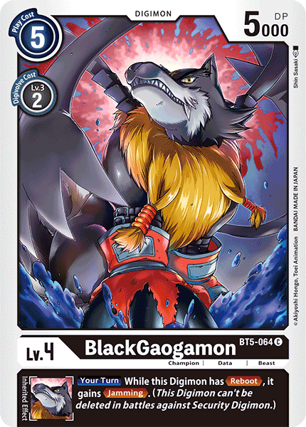 BlackGaogamon [BT5-064] [Battle of Omni] | Shuffle n Cut Hobbies & Games