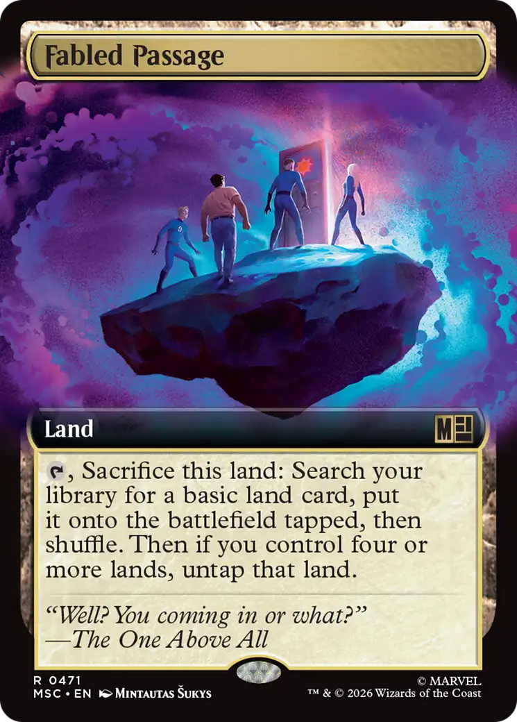 Fabled Passage (Extended Art) [Marvel Super Heroes Commander] | Shuffle n Cut Hobbies & Games