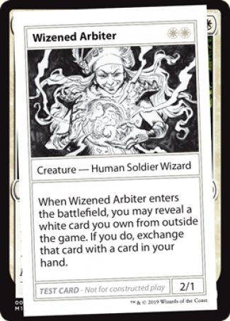 Wizened Arbiter (2021 Edition) [Mystery Booster Playtest Cards] | Shuffle n Cut Hobbies & Games