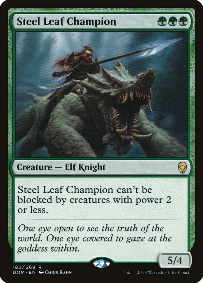 Steel Leaf Champion [Dominaria] | Shuffle n Cut Hobbies & Games
