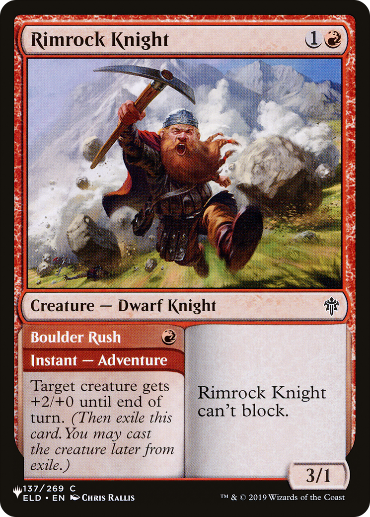 Rimrock Knight [The List] | Shuffle n Cut Hobbies & Games