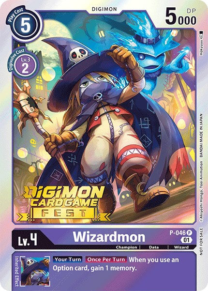 Wizardmon [P-046] (Digimon Card Game Fest 2022) [Promotional Cards] | Shuffle n Cut Hobbies & Games