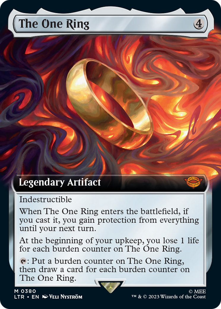 The One Ring (Extended Art) [The Lord of the Rings: Tales of Middle-Earth] | Shuffle n Cut Hobbies & Games
