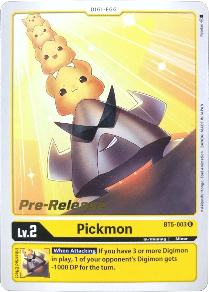 Pickmon [BT5-003] [Battle of Omni Pre-Release Promos] | Shuffle n Cut Hobbies & Games