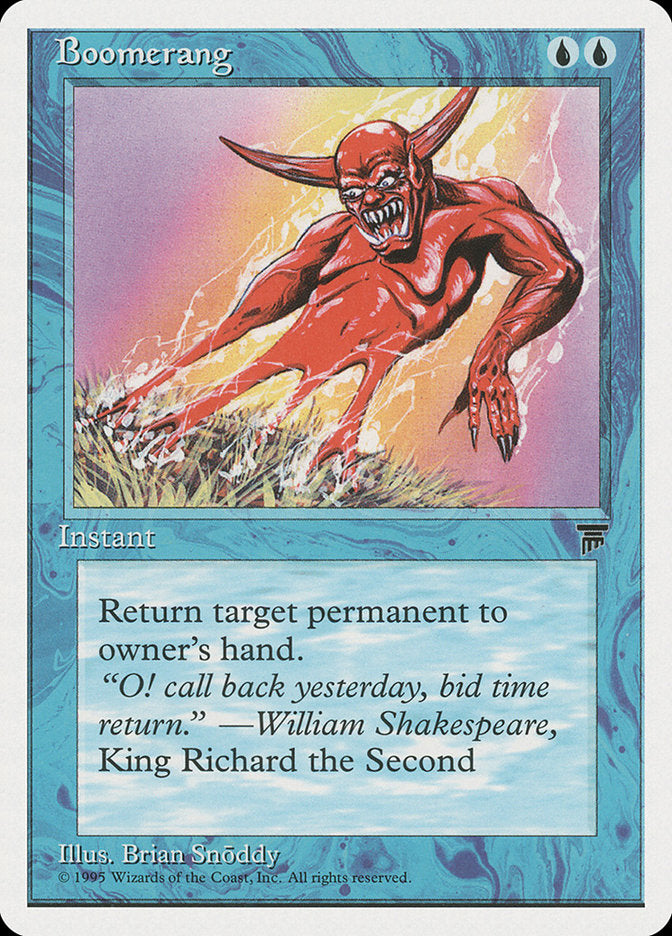Boomerang [Chronicles] | Shuffle n Cut Hobbies & Games