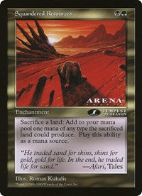 Squandered Resources (Oversized) [Oversize Cards] | Shuffle n Cut Hobbies & Games