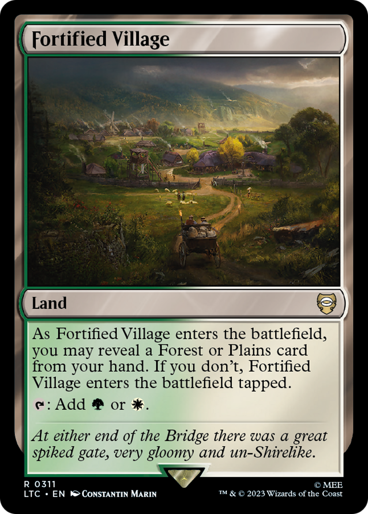 Fortified Village [The Lord of the Rings: Tales of Middle-Earth Commander] | Shuffle n Cut Hobbies & Games