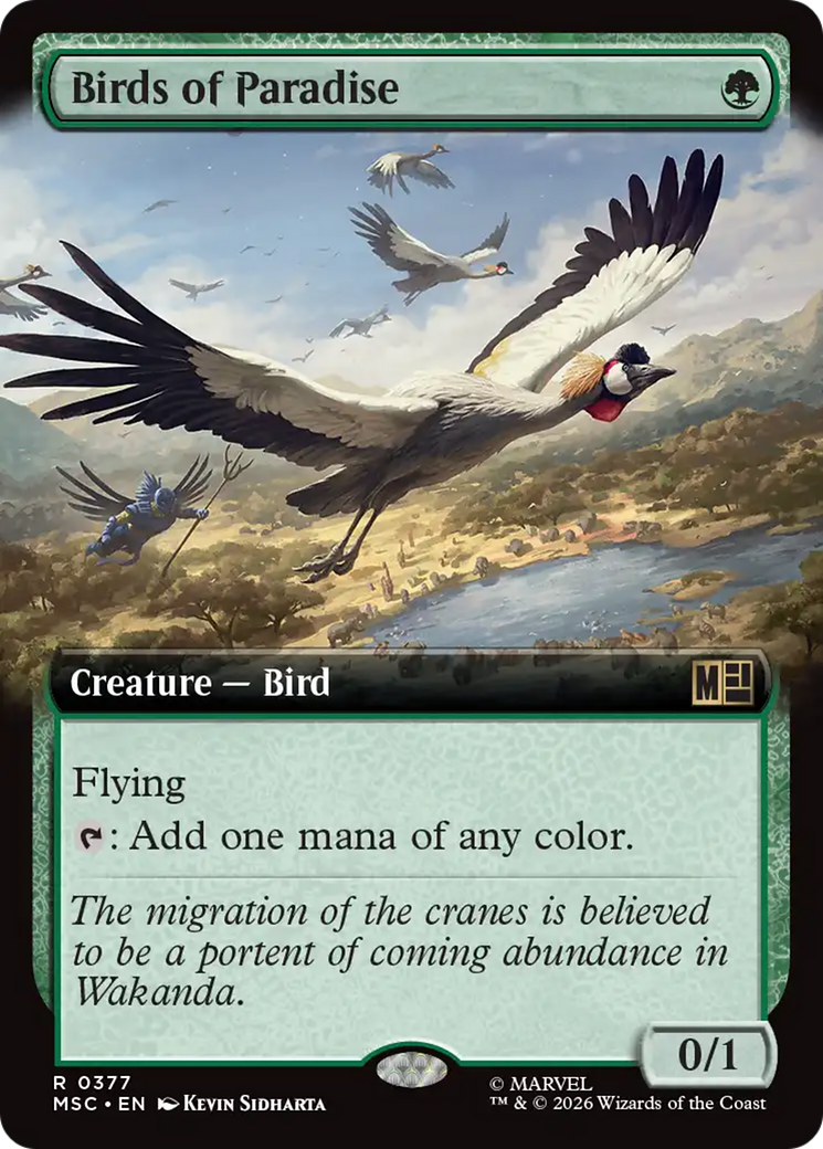Birds of Paradise (Extended Art) [Marvel Super Heroes Commander] | Shuffle n Cut Hobbies & Games