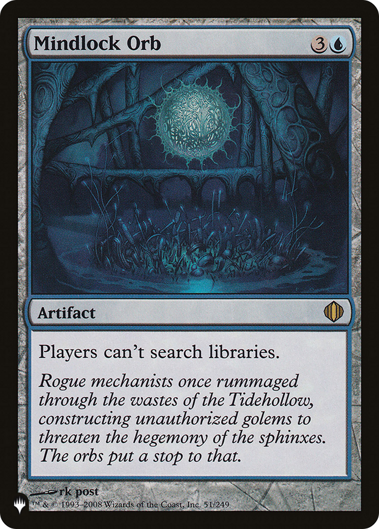 Mindlock Orb [The List] | Shuffle n Cut Hobbies & Games