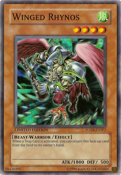 Winged Rhynos [FOTB-ENSE2] Super Rare | Shuffle n Cut Hobbies & Games