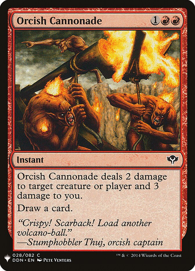 Orcish Cannonade [Mystery Booster] | Shuffle n Cut Hobbies & Games
