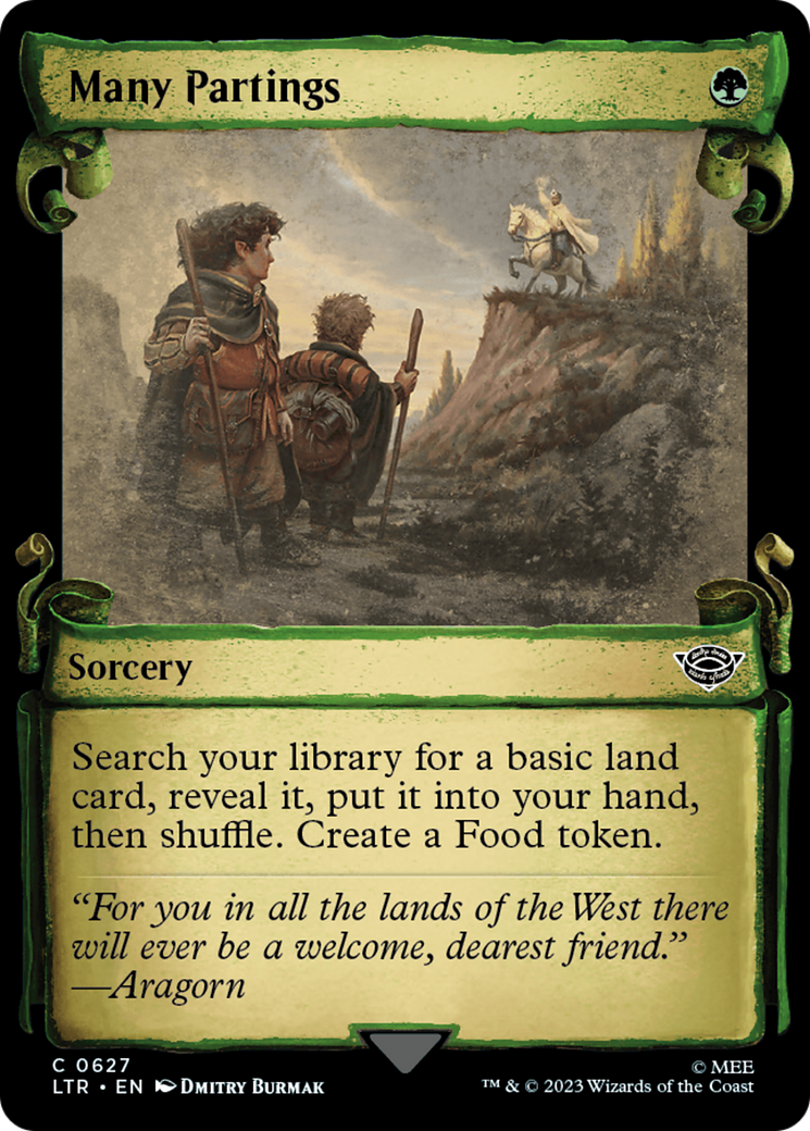 Many Partings [The Lord of the Rings: Tales of Middle-Earth Showcase Scrolls] | Shuffle n Cut Hobbies & Games