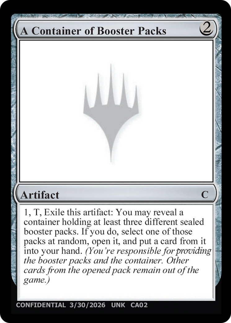 A Container of Booster Packs [Unknown Event] | Shuffle n Cut Hobbies & Games