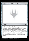 A Container of Booster Packs [Unknown Event]