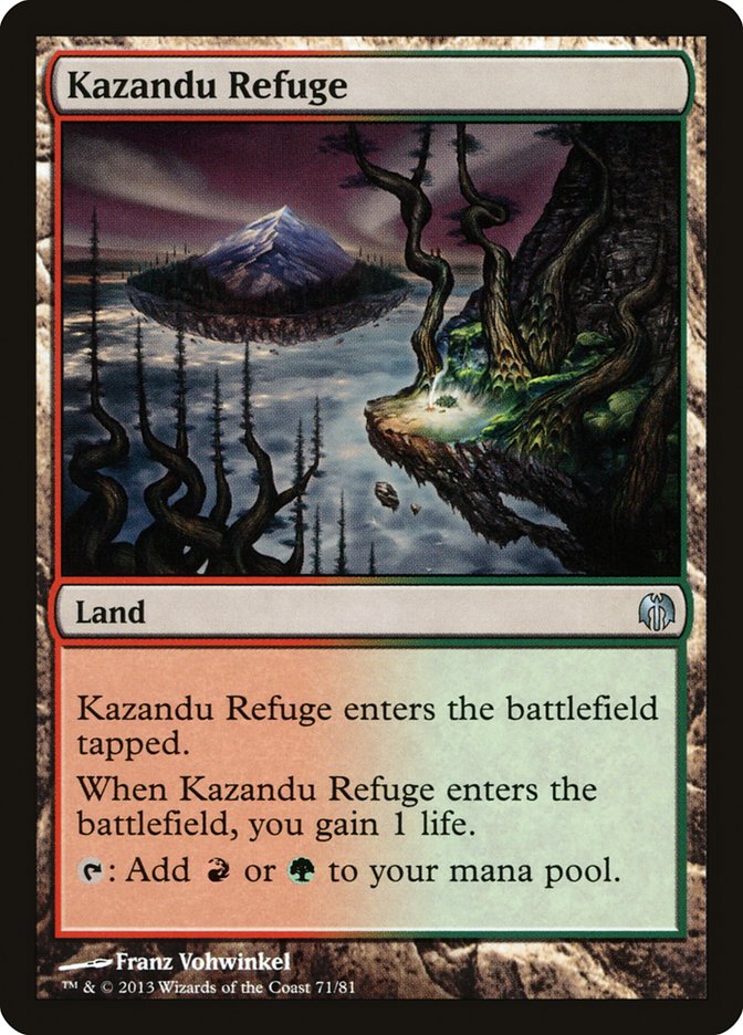 Kazandu Refuge [Duel Decks: Heroes vs. Monsters] | Shuffle n Cut Hobbies & Games