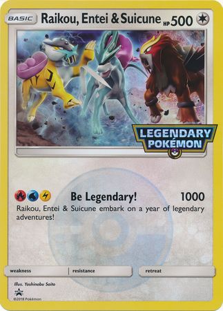 Raikou, Entei & Suicune (Jumbo Card) [Miscellaneous Cards] | Shuffle n Cut Hobbies & Games