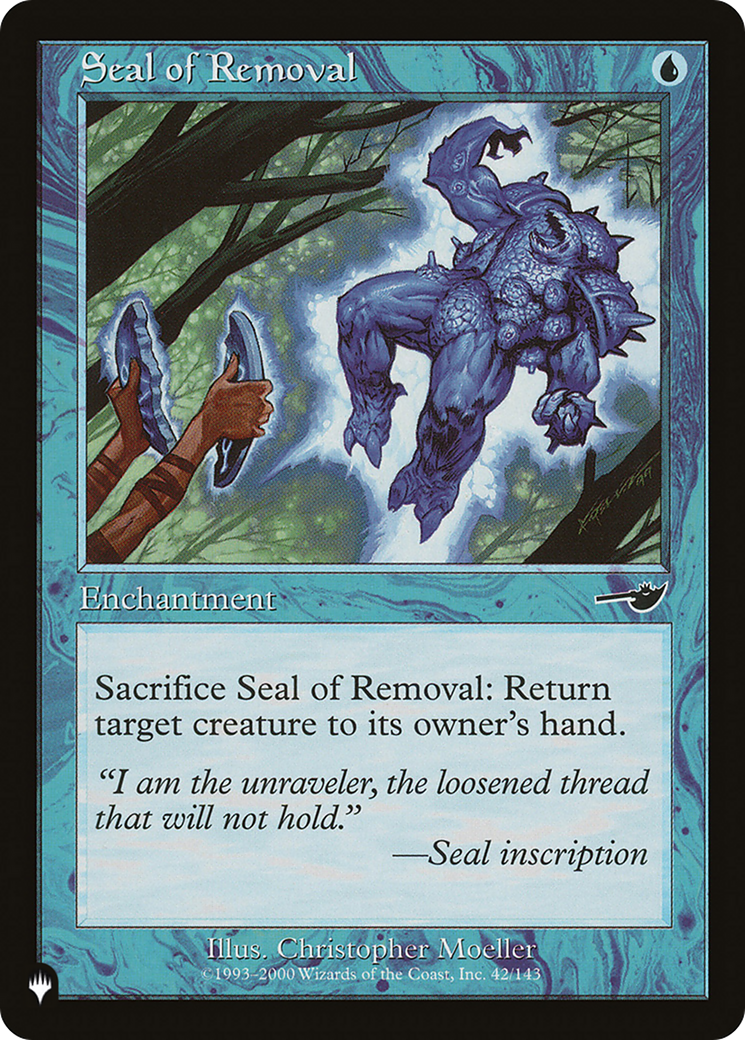 Seal of Removal [The List] | Shuffle n Cut Hobbies & Games