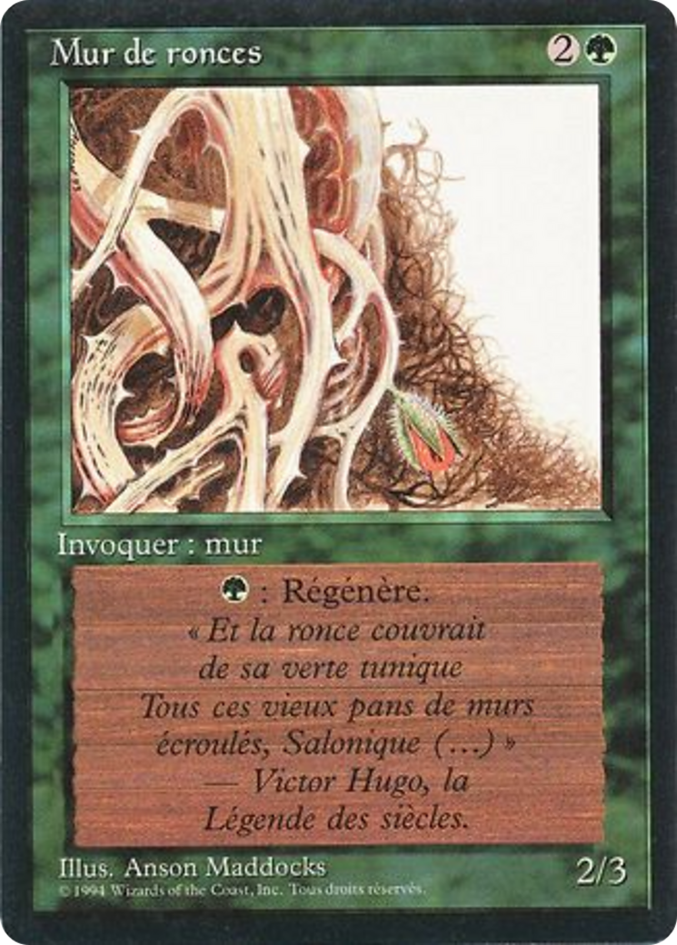 Wall of Brambles [Foreign Black Border] | Shuffle n Cut Hobbies & Games