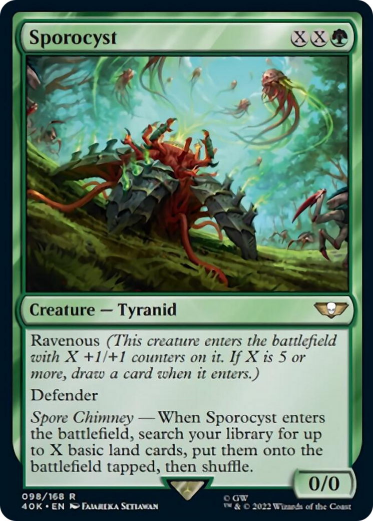Sporocyst (Surge Foil) [Warhammer 40,000] | Shuffle n Cut Hobbies & Games