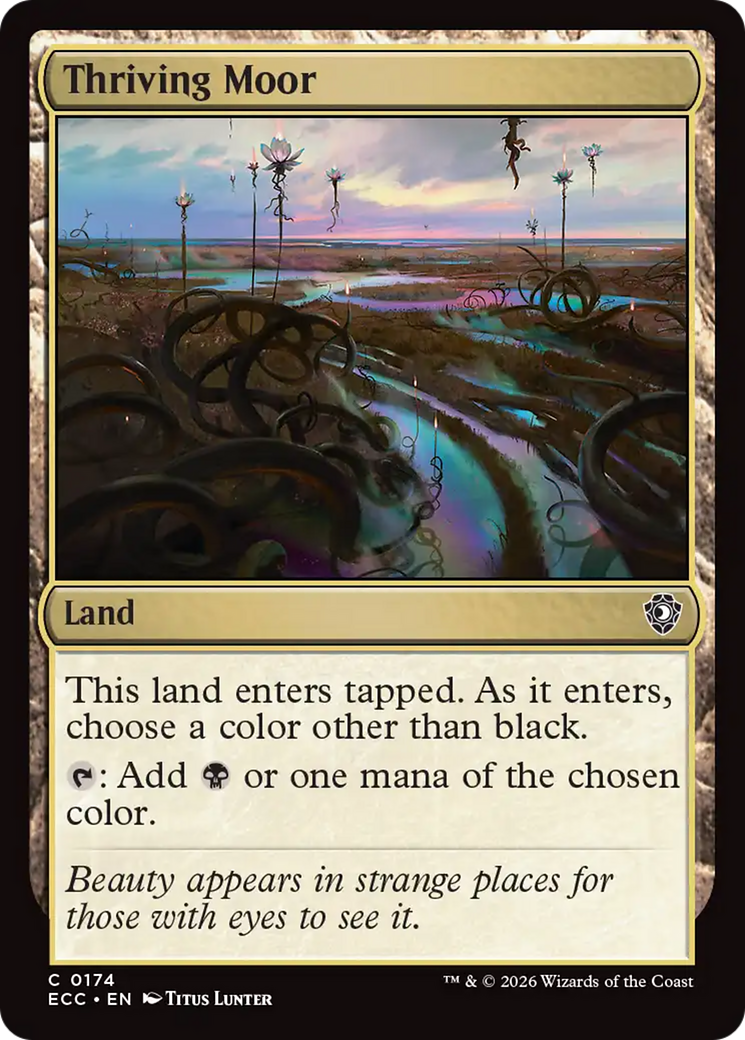 Thriving Moor [Lorwyn Eclipsed Commander] | Shuffle n Cut Hobbies & Games