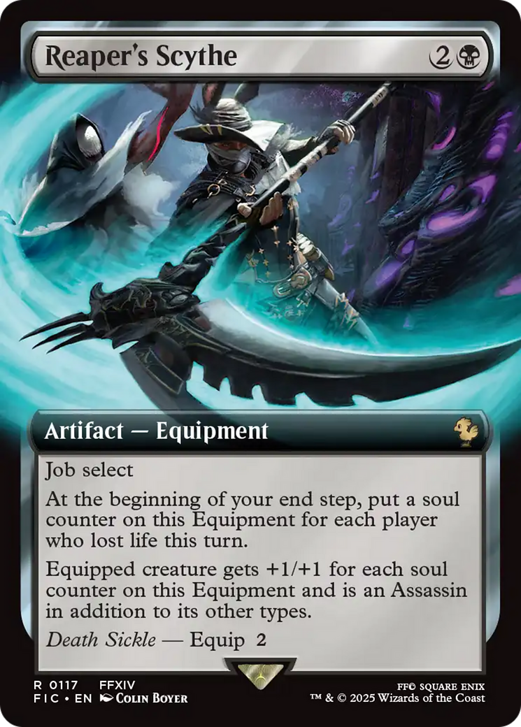 Reaper's Scythe (Extended Art) [FINAL FANTASY Commander] | Shuffle n Cut Hobbies & Games