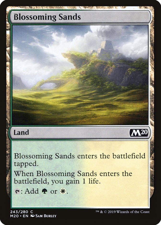 Blossoming Sands [Core Set 2020] | Shuffle n Cut Hobbies & Games