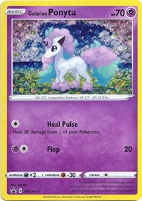 Galarian Ponyta (SWSH013) (General Mills Promo) [Sword & Shield: Black Star Promos] | Shuffle n Cut Hobbies & Games