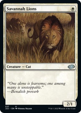Savannah Lions [Jumpstart 2022] | Shuffle n Cut Hobbies & Games