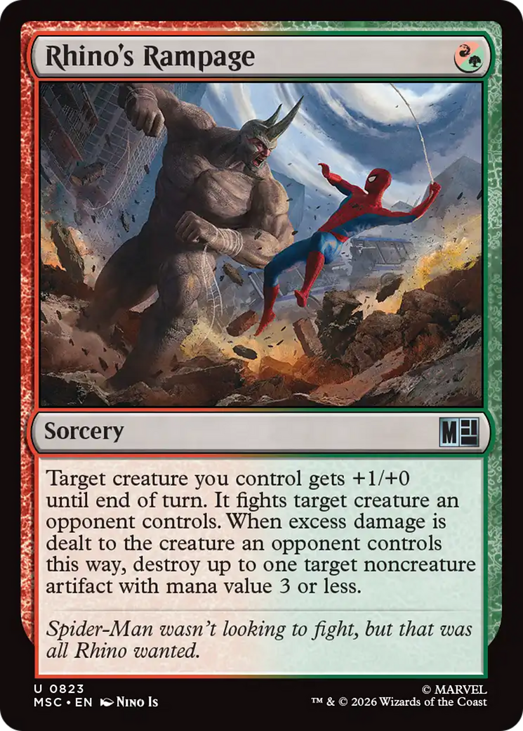 Rhino's Rampage [Marvel Super Heroes Commander] | Shuffle n Cut Hobbies & Games
