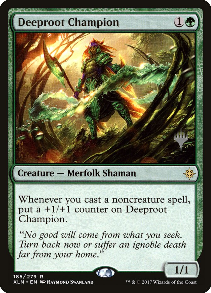 Deeproot Champion (Promo Pack) [Ixalan Promos] | Shuffle n Cut Hobbies & Games