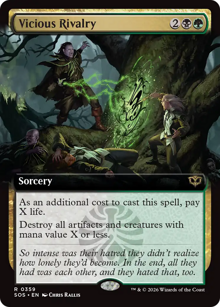Vicious Rivalry (Extended Art) [Secrets of Strixhaven] | Shuffle n Cut Hobbies & Games