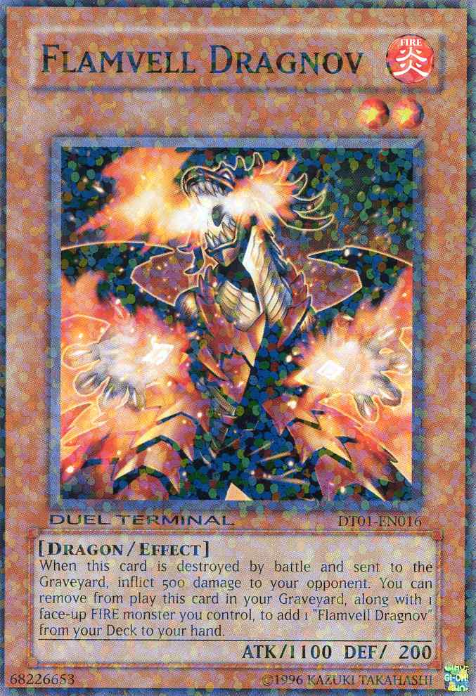 Flamvell Dragnov [DT01-EN016] Super Rare | Shuffle n Cut Hobbies & Games