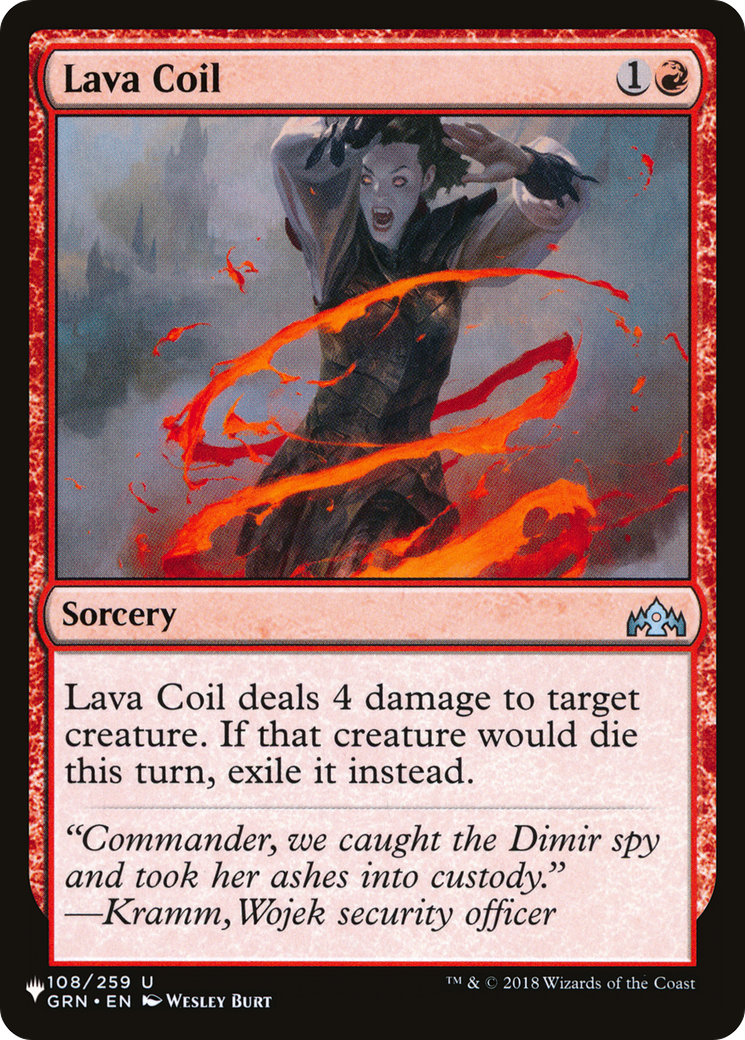 Lava Coil [The List] | Shuffle n Cut Hobbies & Games
