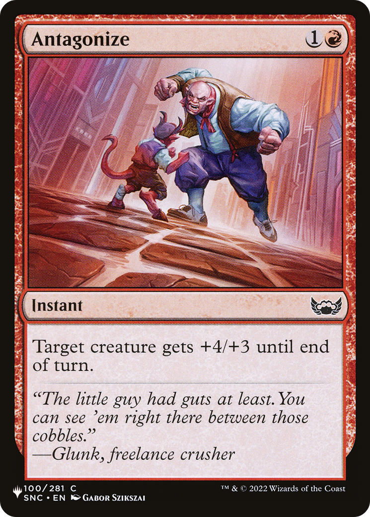 Antagonize [The List] | Shuffle n Cut Hobbies & Games